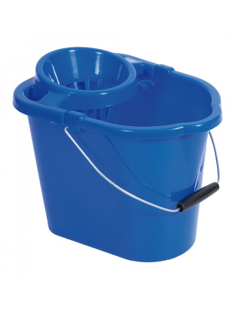 14 Litre Plastic mop Bucket - Blue Hygiene